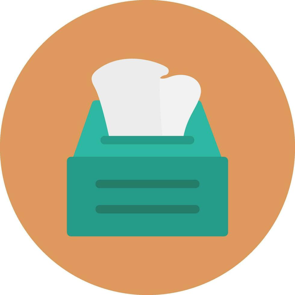 Tissue-Box kreatives Icon-Design vektor