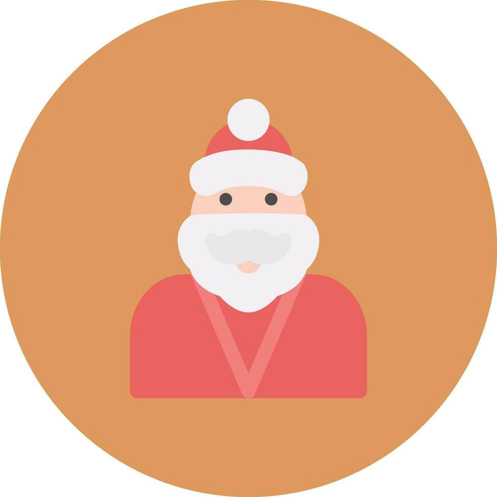 Weihnachtsmann kreatives Icon-Design vektor