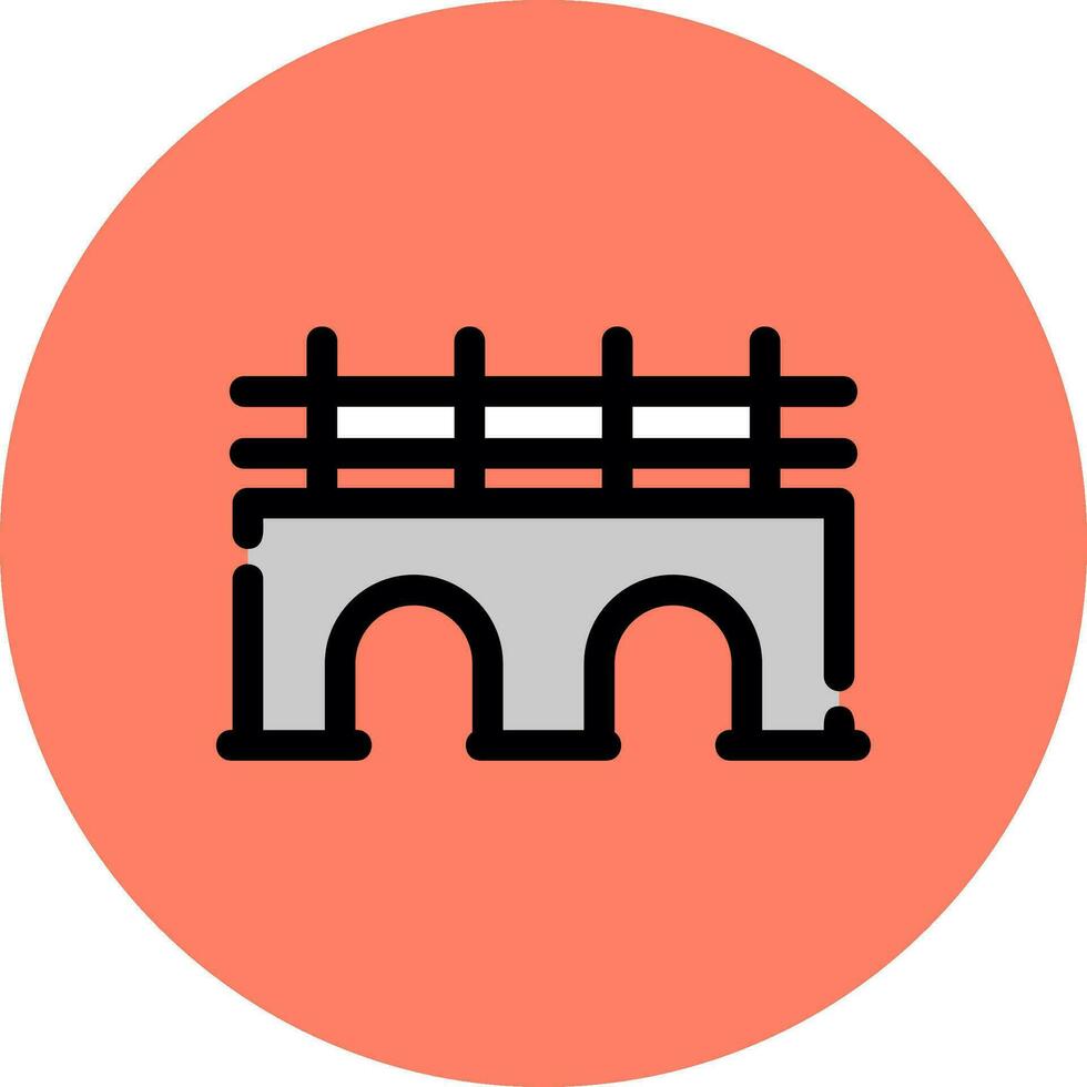 Brücke kreatives Icon-Design vektor