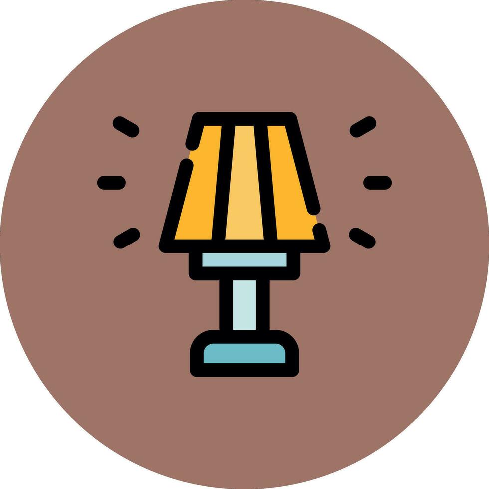 Lampe kreatives Icon-Design vektor