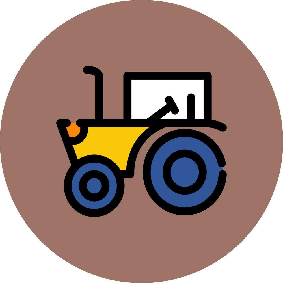 Traktor kreatives Icon-Design vektor