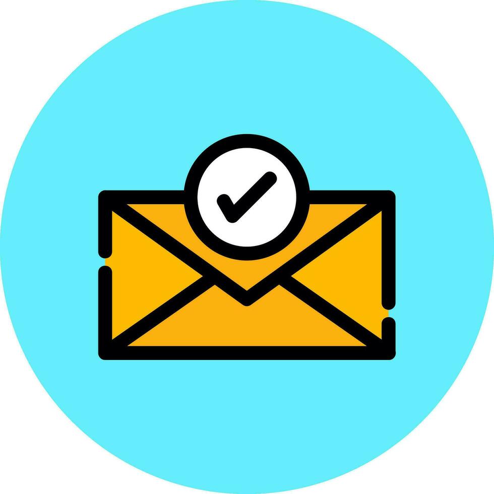 E-Mail kreatives Icon-Design vektor