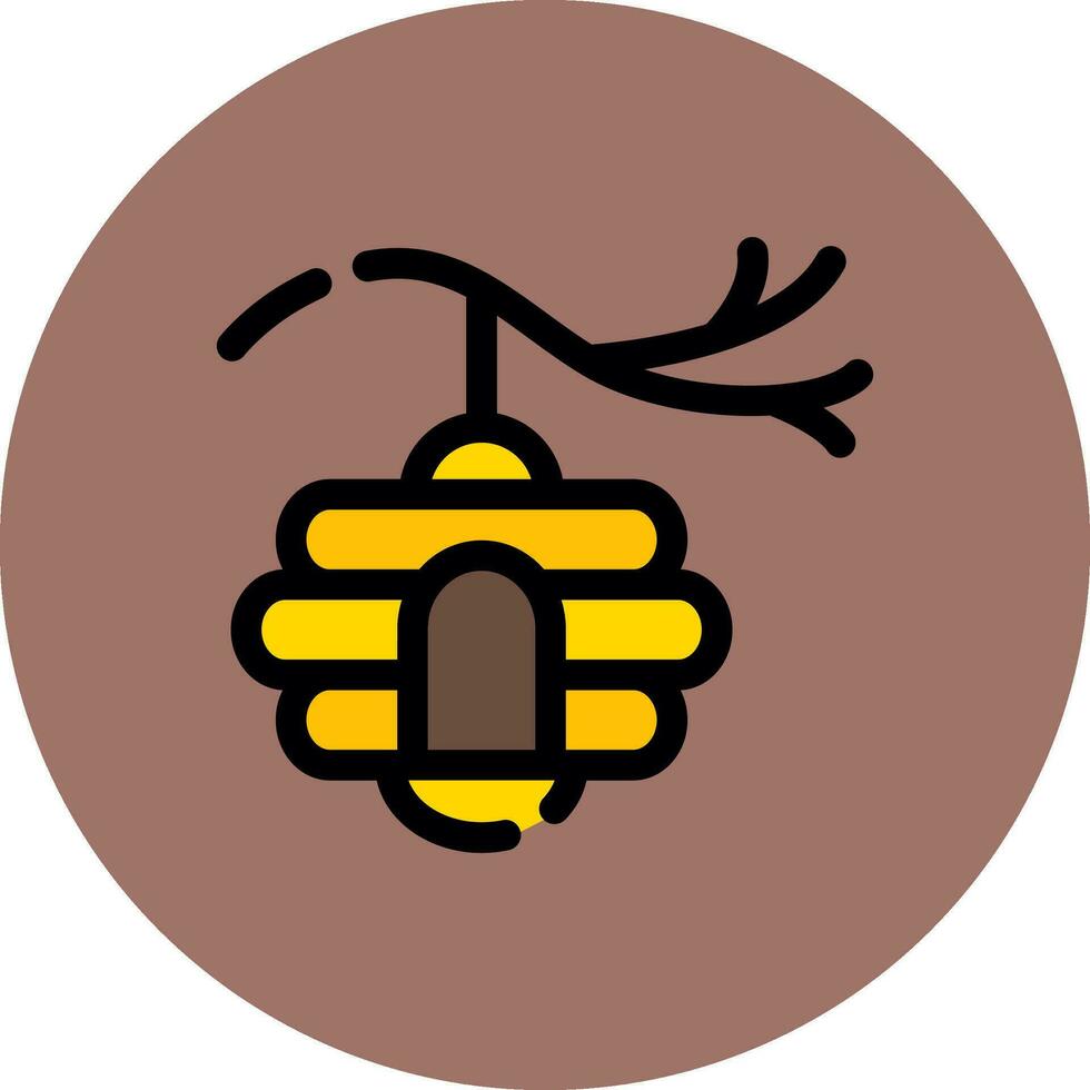 Bienenstock kreatives Icon-Design vektor