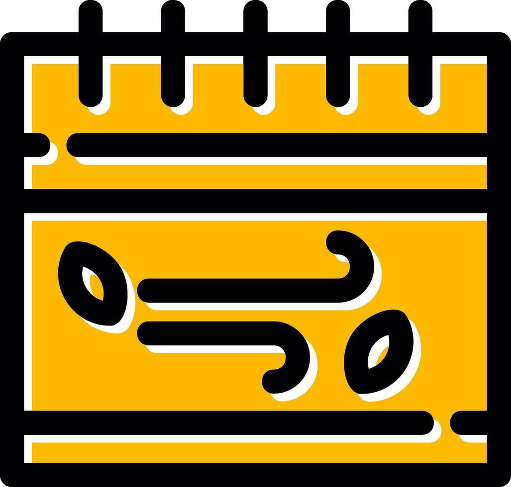 Kalender kreatives Icon-Design vektor