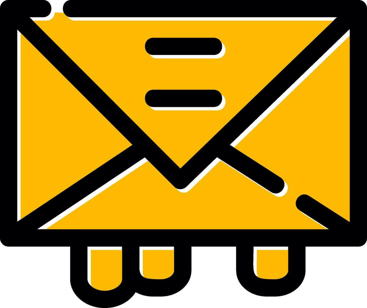 E-Mail kreatives Icon-Design vektor