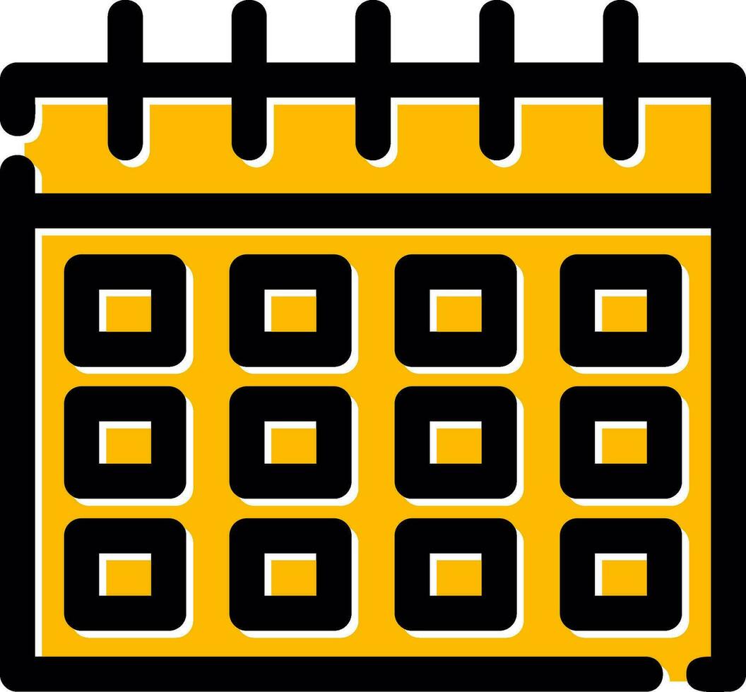 Kalender kreatives Icon-Design vektor