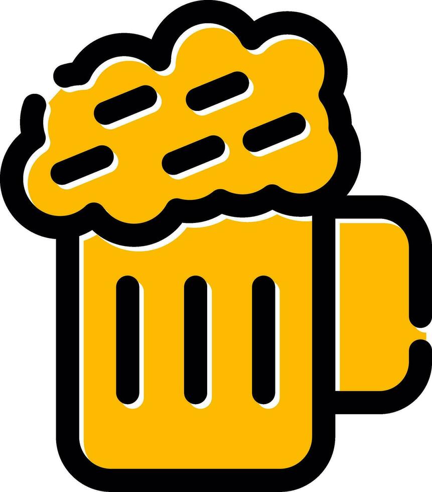 Bier kreatives Icon-Design vektor