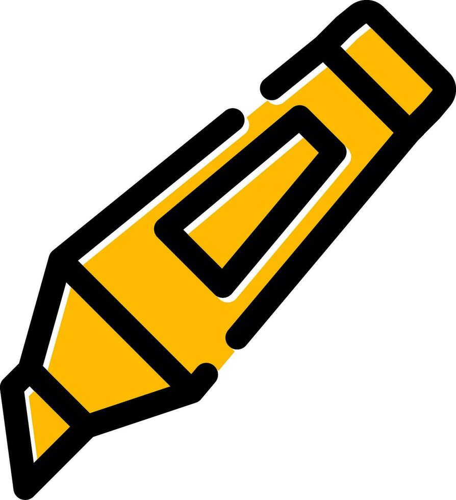 Textmarker kreatives Icon-Design vektor