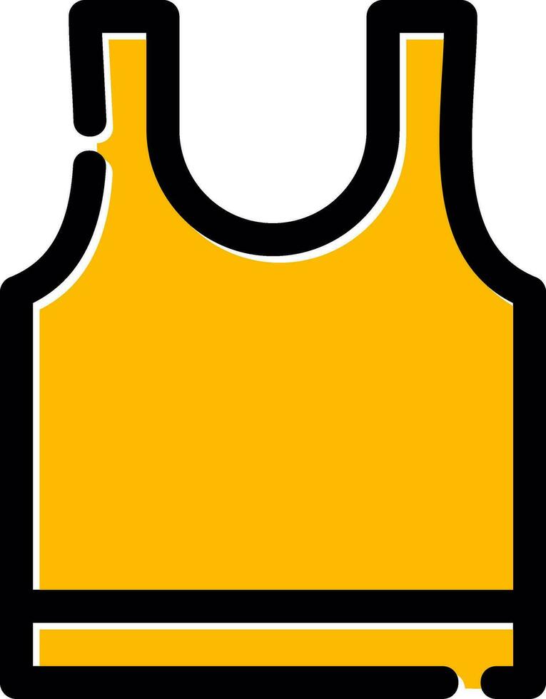 Tanktop kreatives Icon-Design vektor