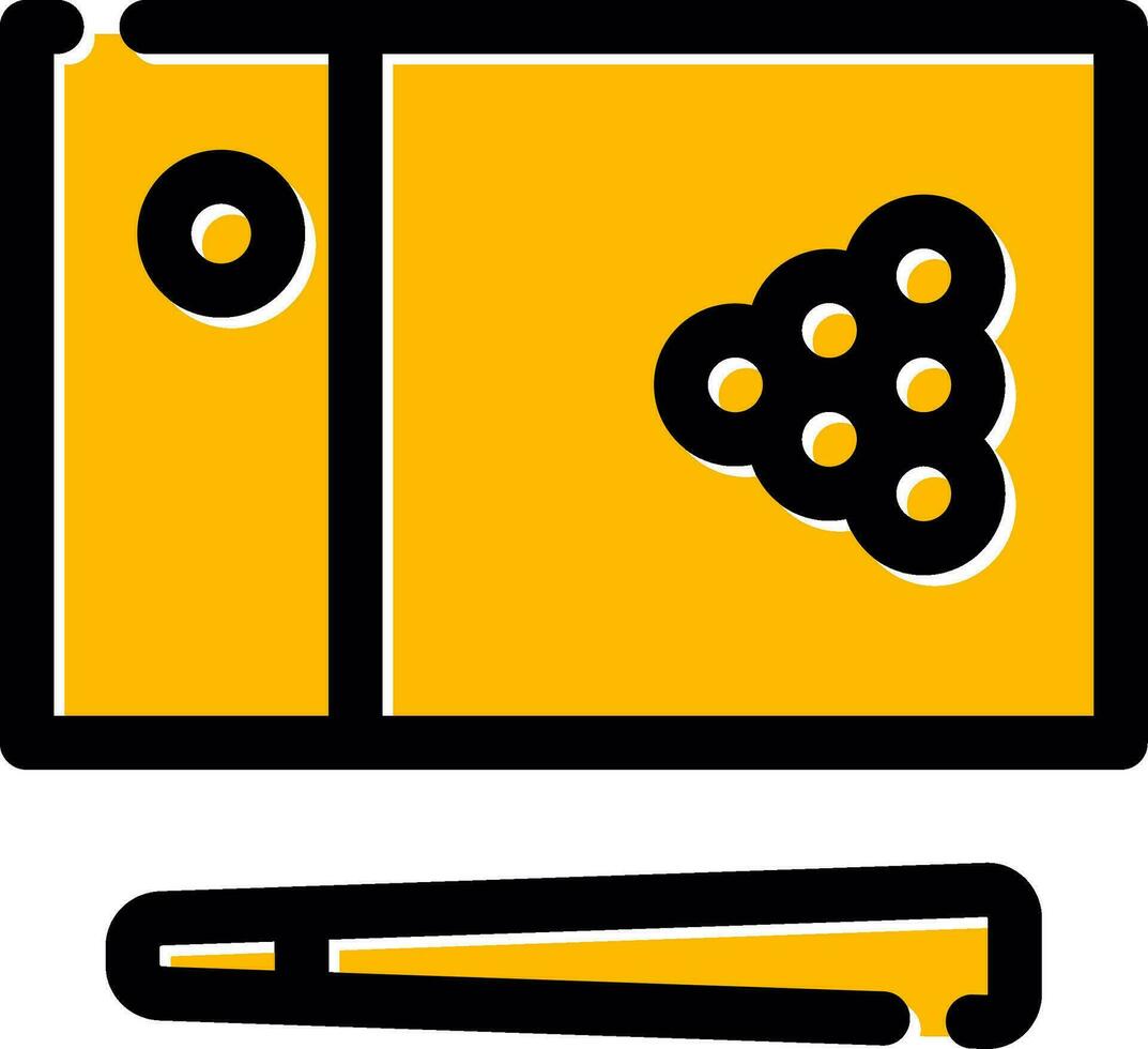 Snooker kreatives Icon-Design vektor