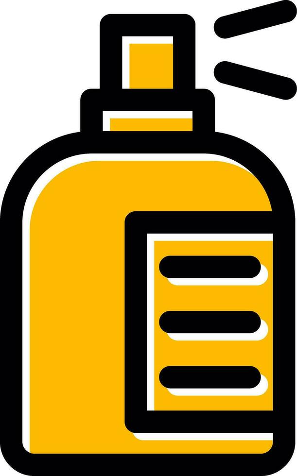 Sprühflasche kreatives Icon-Design vektor