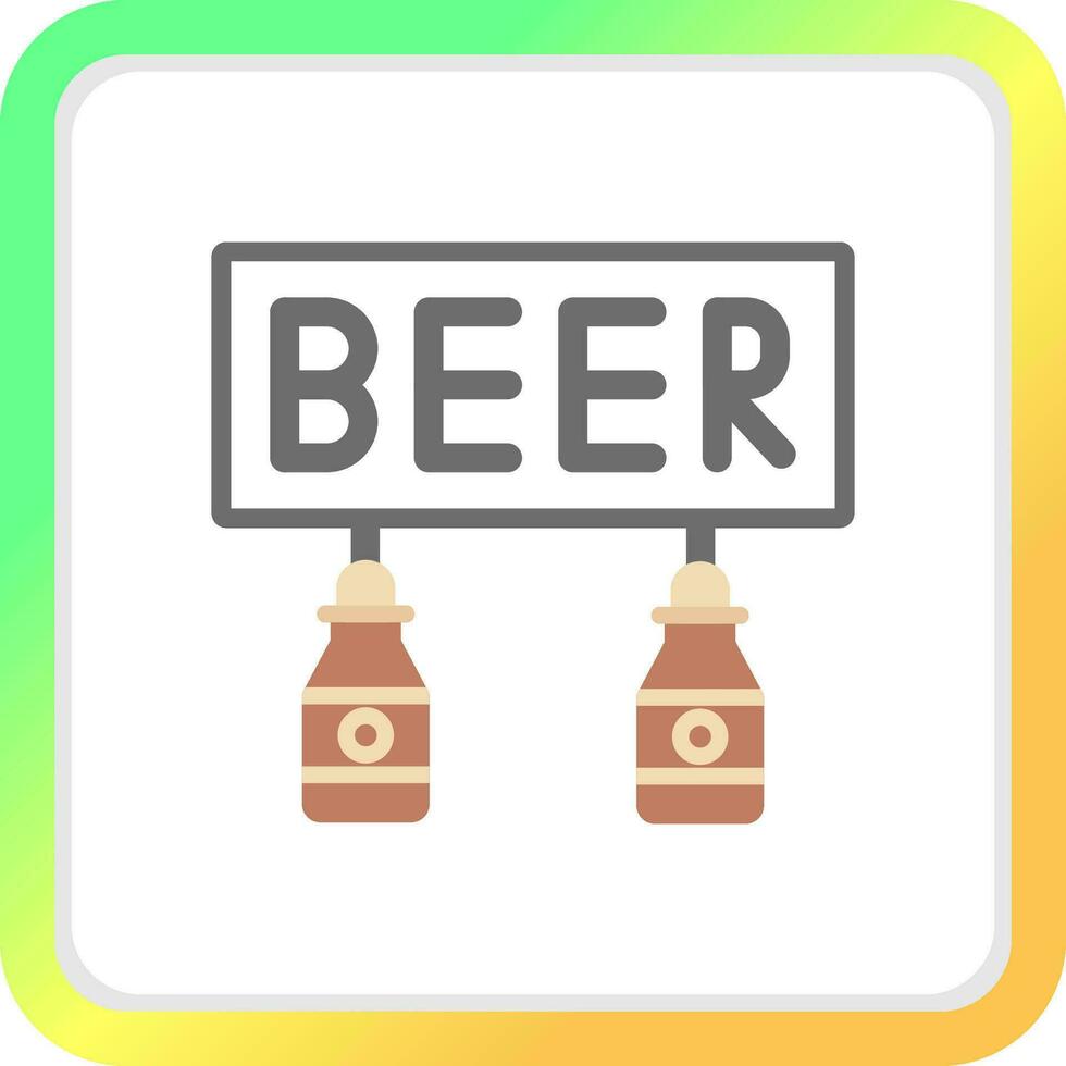 Biere kreativ Symbol Design vektor