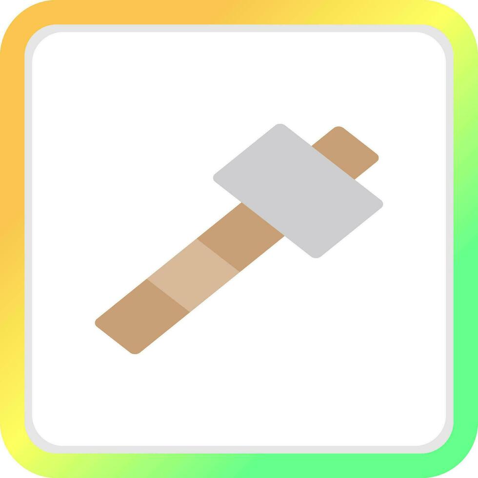 Hammer kreatives Icon-Design vektor