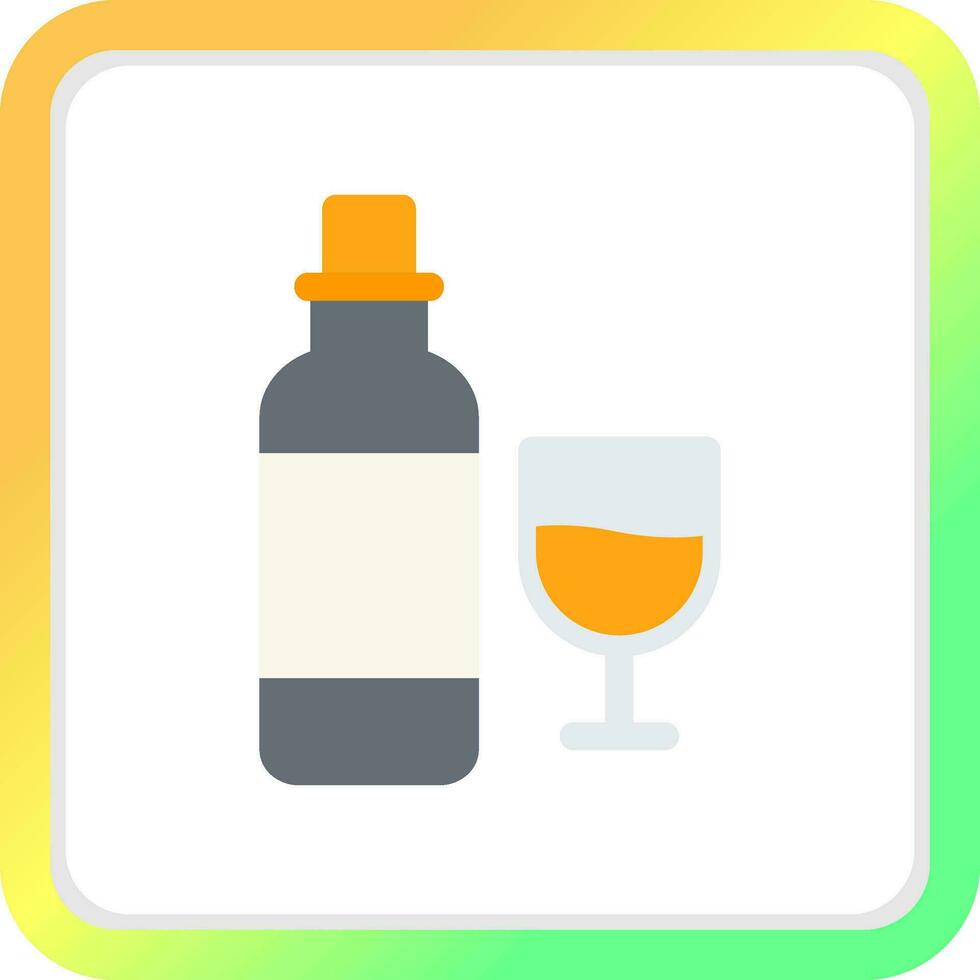 Wein kreatives Icon-Design vektor