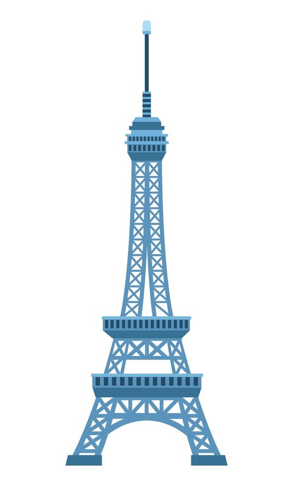 torn Eiffel monument vektor