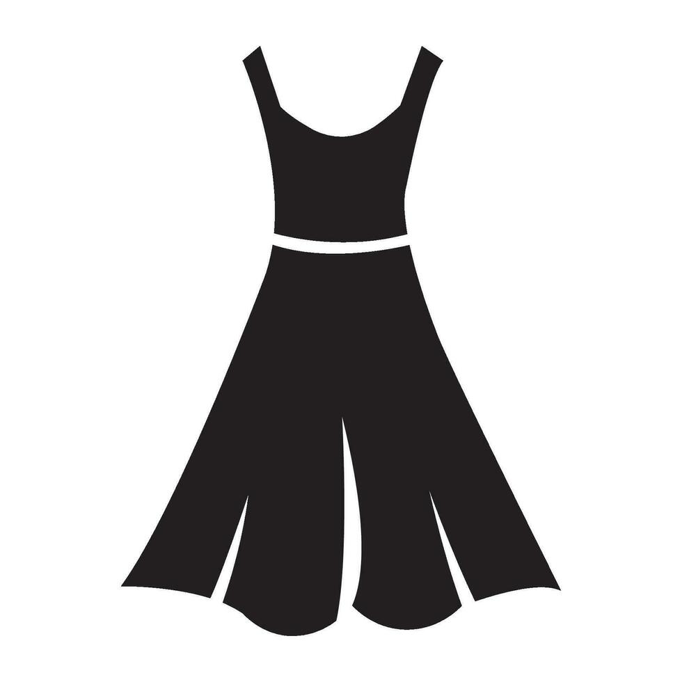 Kleid-Symbol-Logo-Vektor-Design-Vorlage vektor