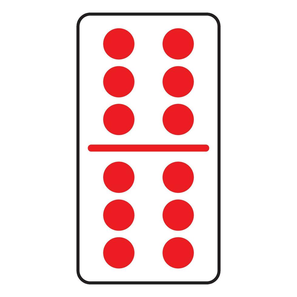 domino ikon logotyp vektor design mall