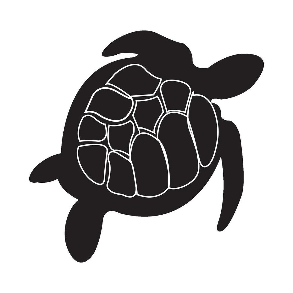 Schildkröte-Symbol-Logo-Vektor-Design-Vorlage vektor