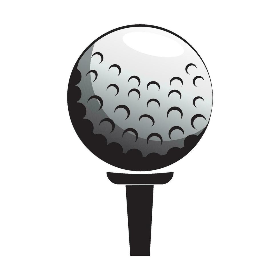 golf ikon logotyp vektor design mall