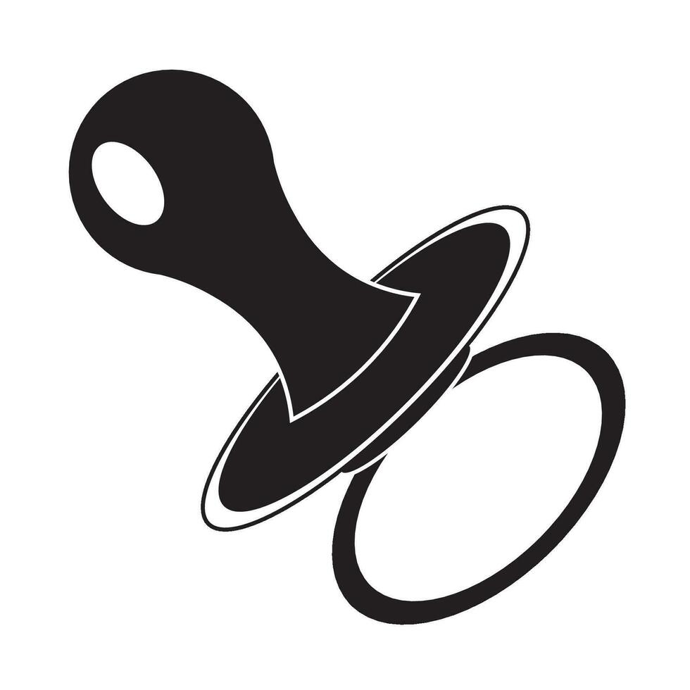 Baby Schnuller Symbol Logo Vektor Design Vorlage