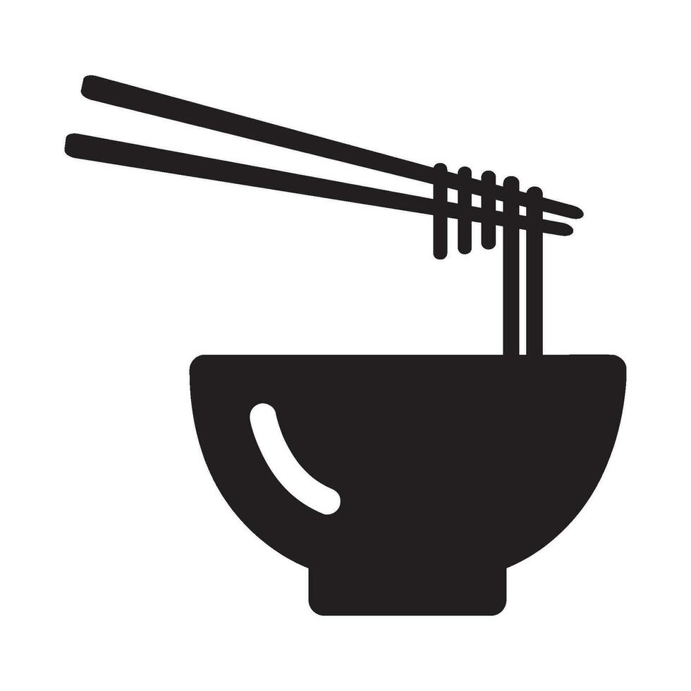 Nudeln Symbol Logo Vektor Design Vorlage