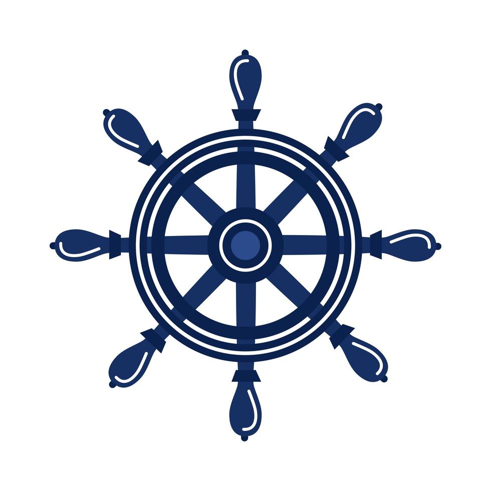 Ruder nautisches Symbol vektor