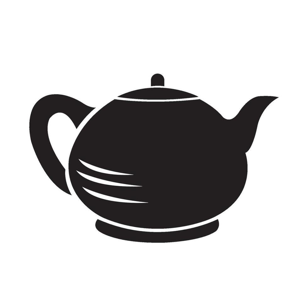 Teekanne Symbol Logo Vektor Design Vorlage