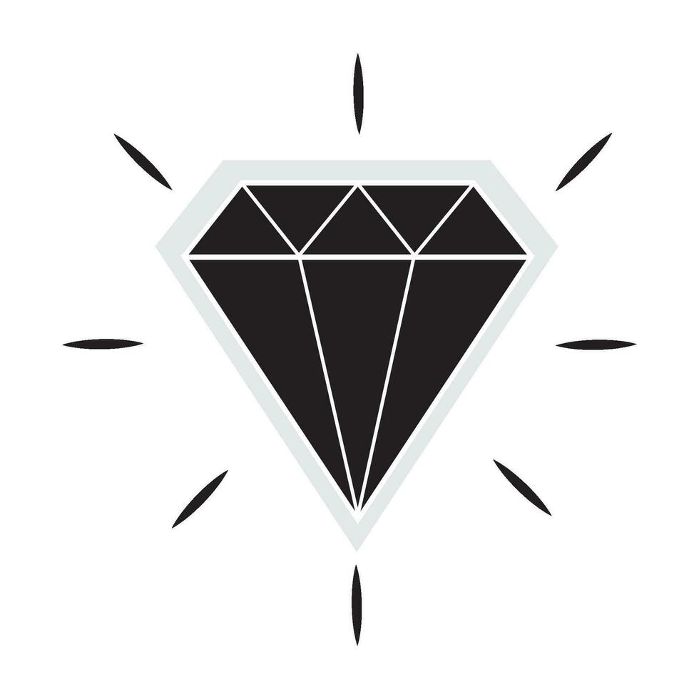 Diamant-Symbol-Logo-Vektor-Design-Vorlage vektor