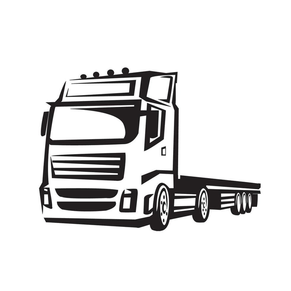 LKW Symbol Logo Vektor Design Vorlage