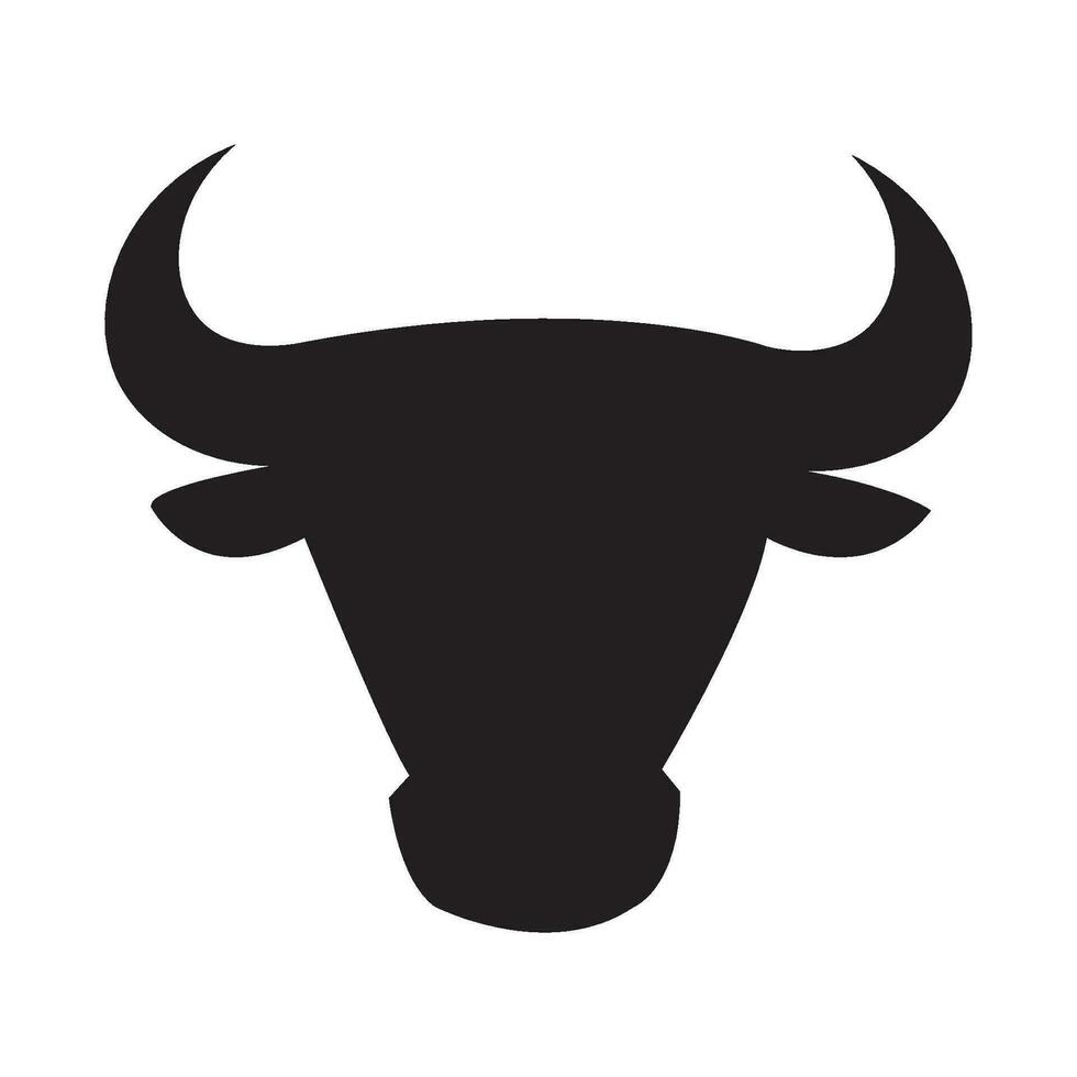 Stier Symbol Logo Vektor Design Vorlage