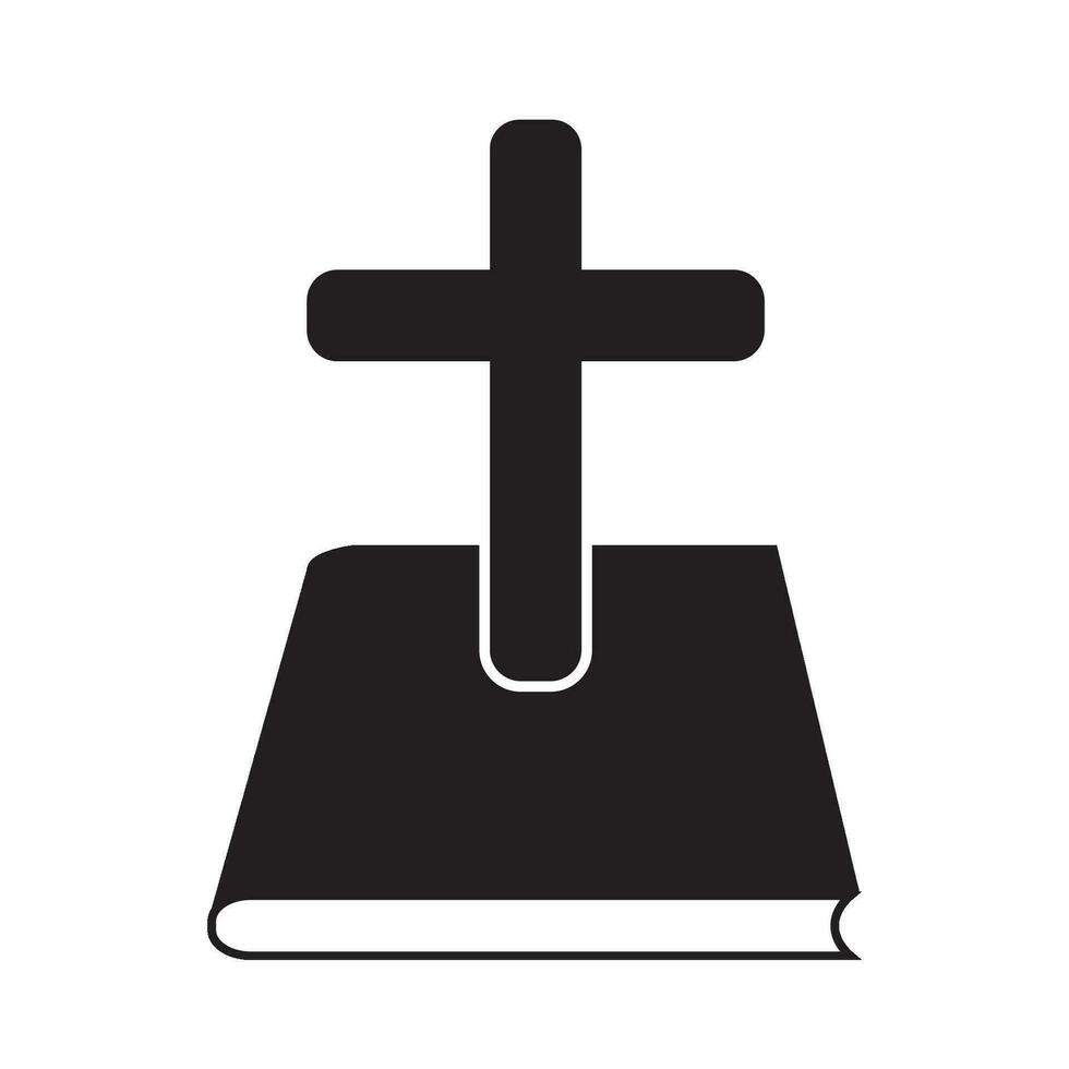 Christian Kreuz Symbol Logo Vektor Design Vorlage