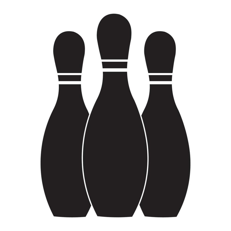 Bowling Symbol Logo Vektor Design Vorlage