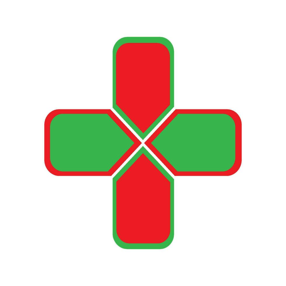 Kreuz Logo Symbol Vektor Design Vorlage