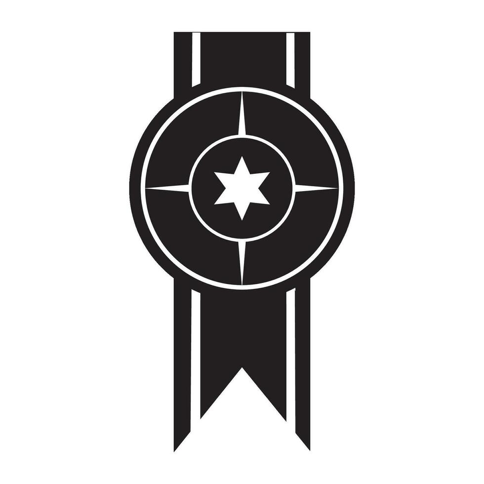 medalj ikon logotyp vektor design mall