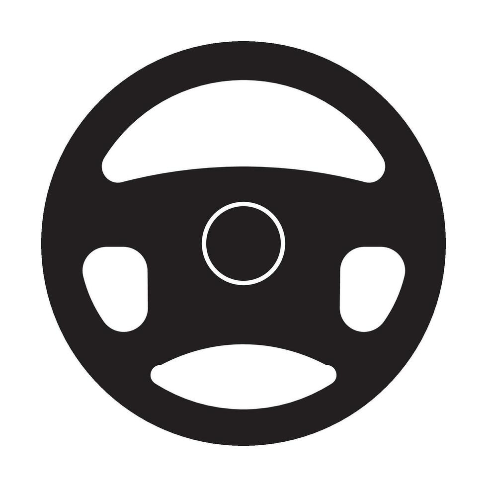 Lenkung Rad Symbol Logo Vektor Design Vorlage
