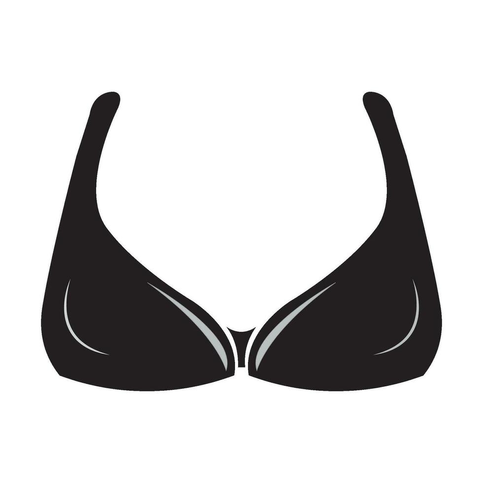 kvinnors underkläder ikon logotyp vektor design mall