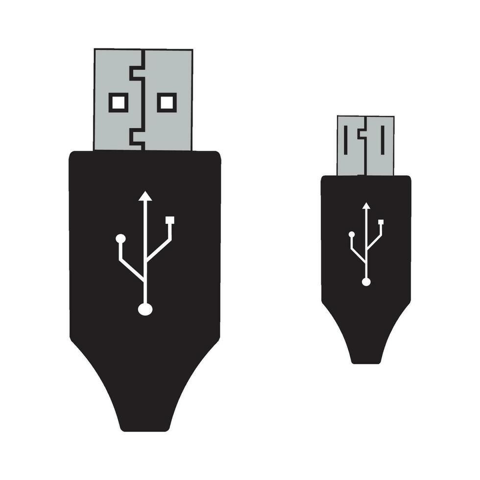 Daten Kabel Symbol Logo Vektor Design Vorlage