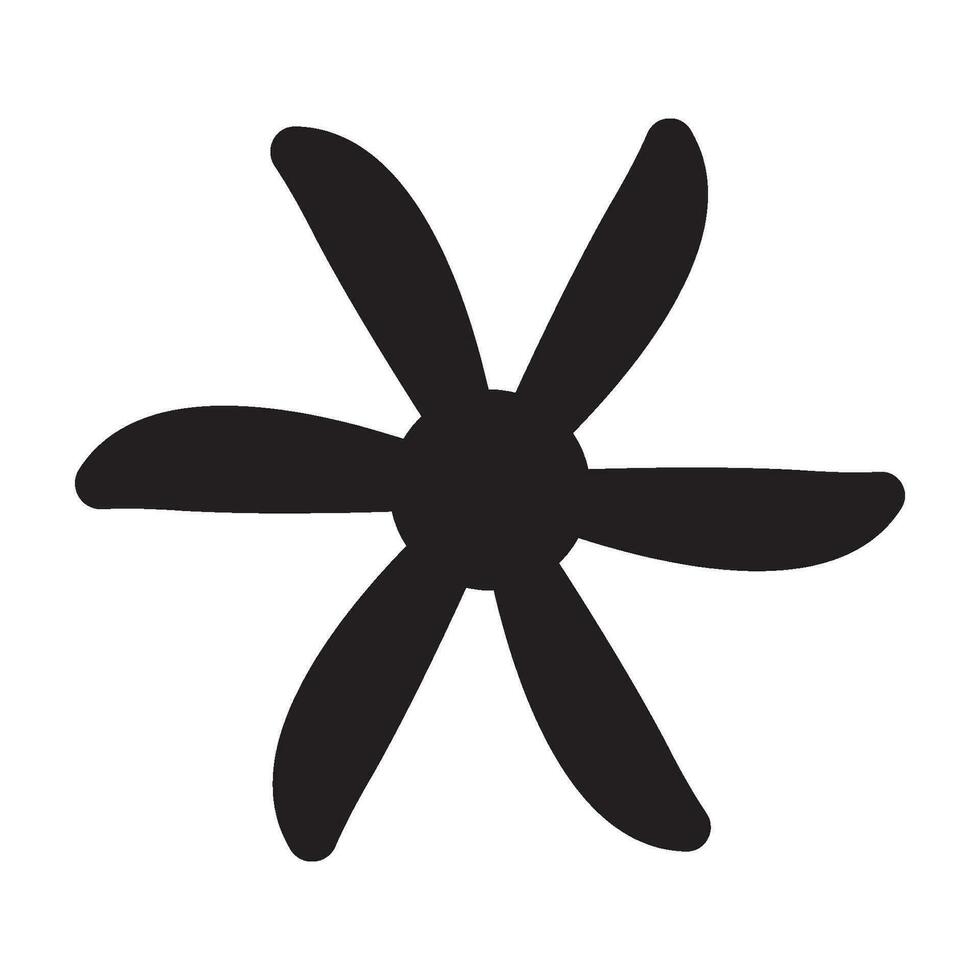 propeller ikon logotyp vektor design mall