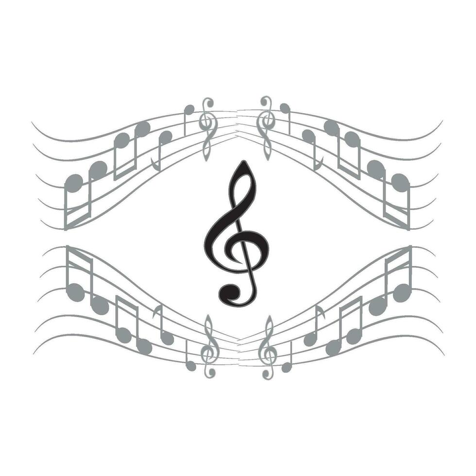 Musical Hinweis Symbol Vektor