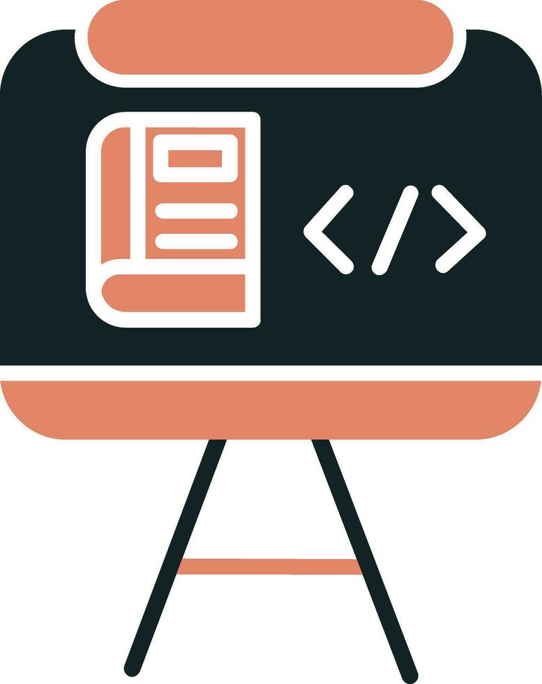 presentation vektor ikon