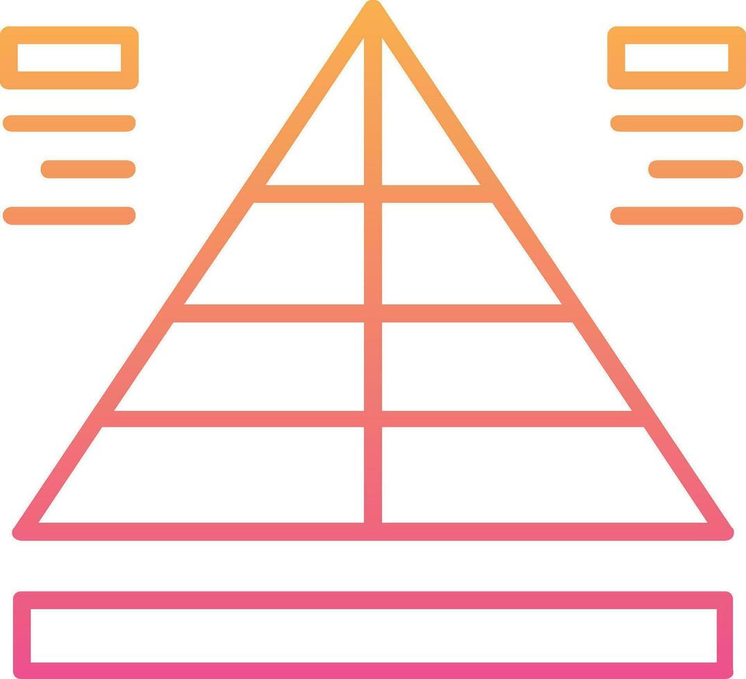 Pyramide Vektor Symbol