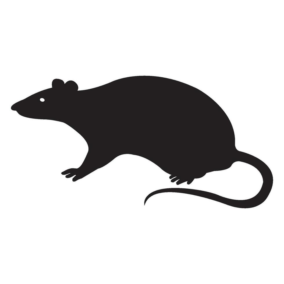 råtta ikon logotyp vektor design mall