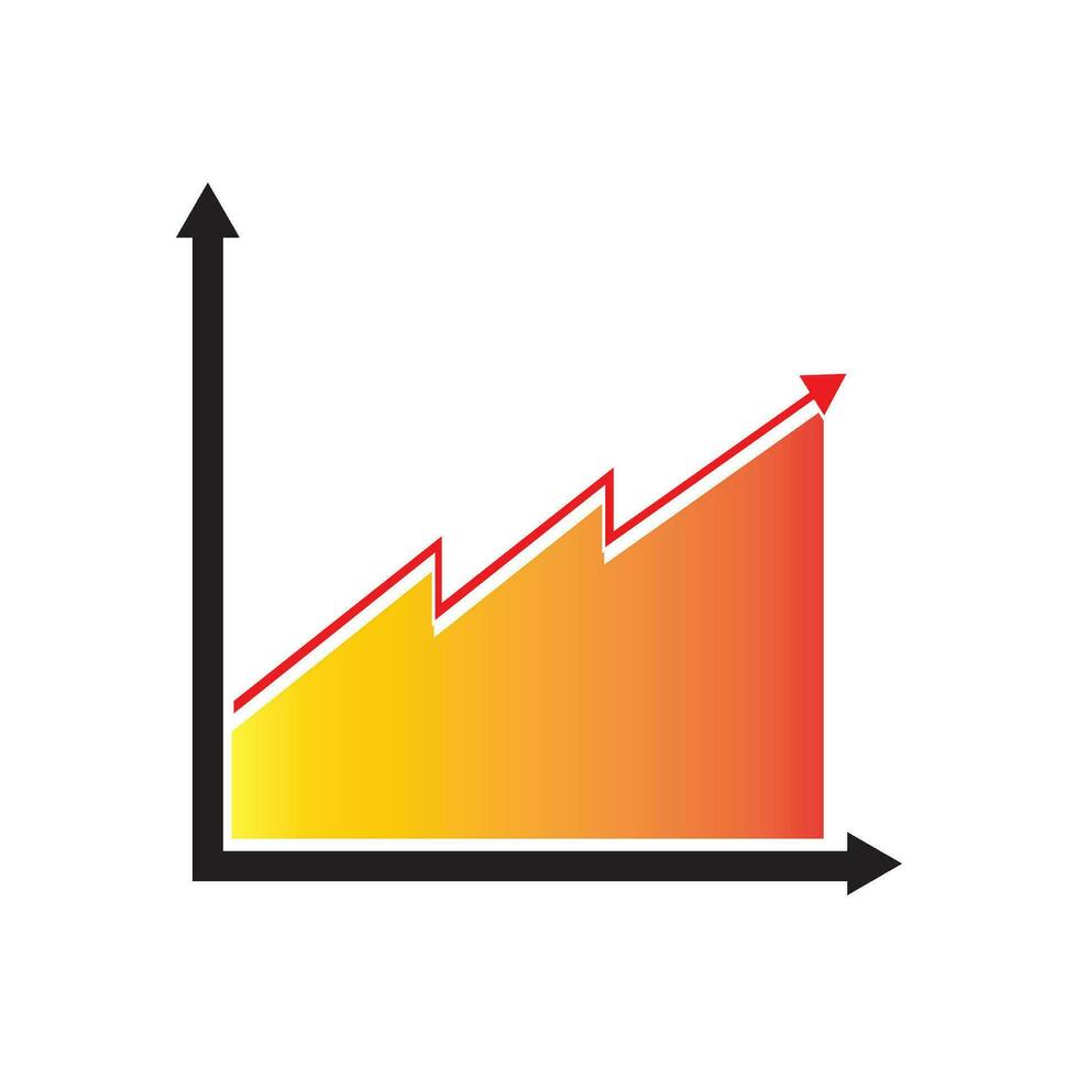 oben Diagramm Symbol Logo Vektor Design Vorlage