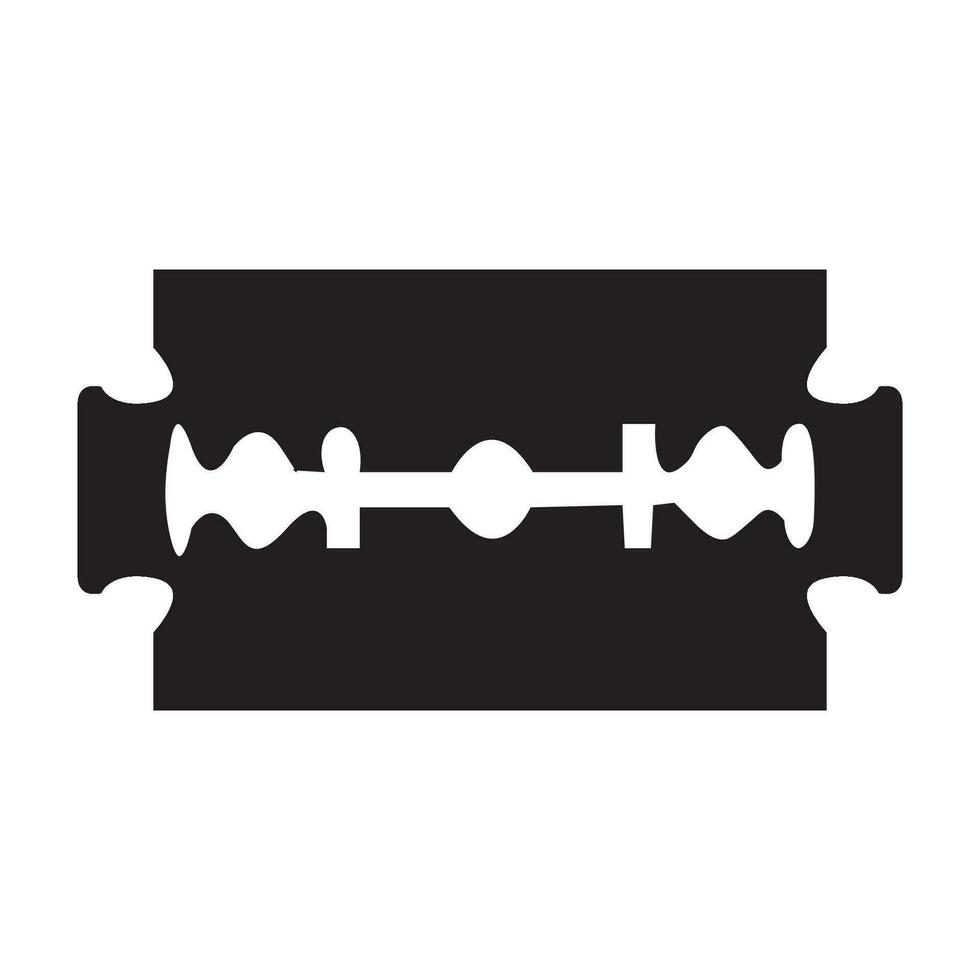 Rasierer Klinge Symbol Logo Vektor Design Vorlage