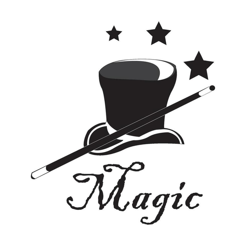 Magie Symbol Logo Vektor Design Vorlage
