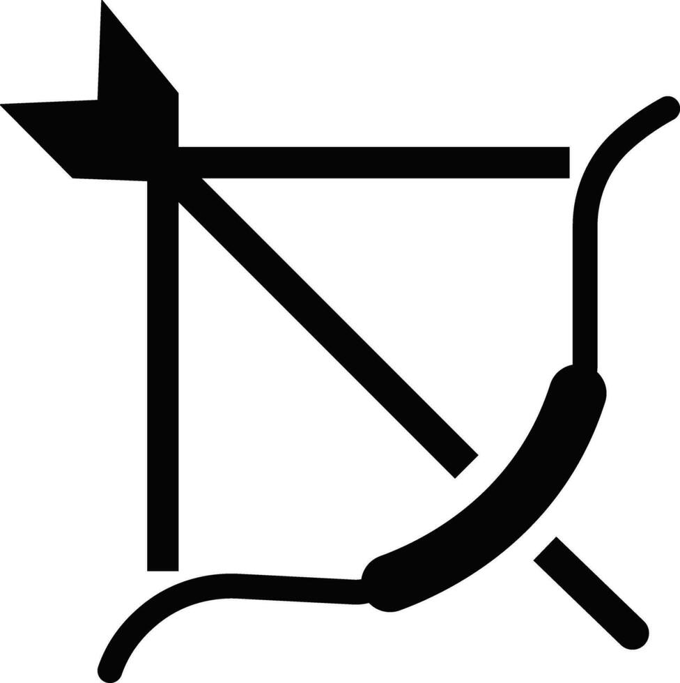 Ziel Symbol im modisch eben Stil isoliert auf Ziel zum Design, Logo Ziel und Tor Symbole. Symbol von ein Gewehr Sicht, Zweck mit ein Pfeil im das Mitte. Vektor zum Apps Netz