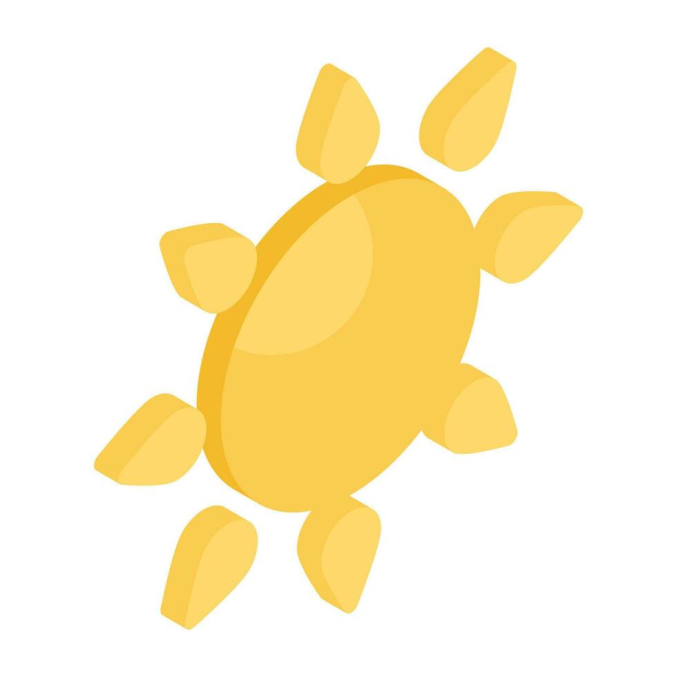 ett ikon design av solljus tillgängliga för ladda ner vektor