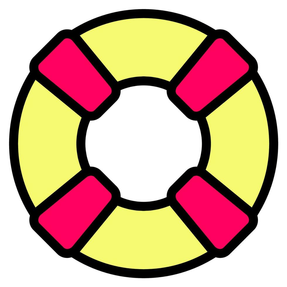 Rettungsschwimmer Symbol Vektor oder Logo Illustration Stil