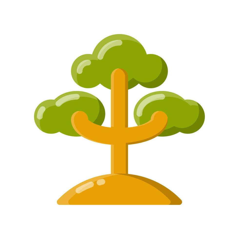 träd ikon vektor eller logotyp illustration stil