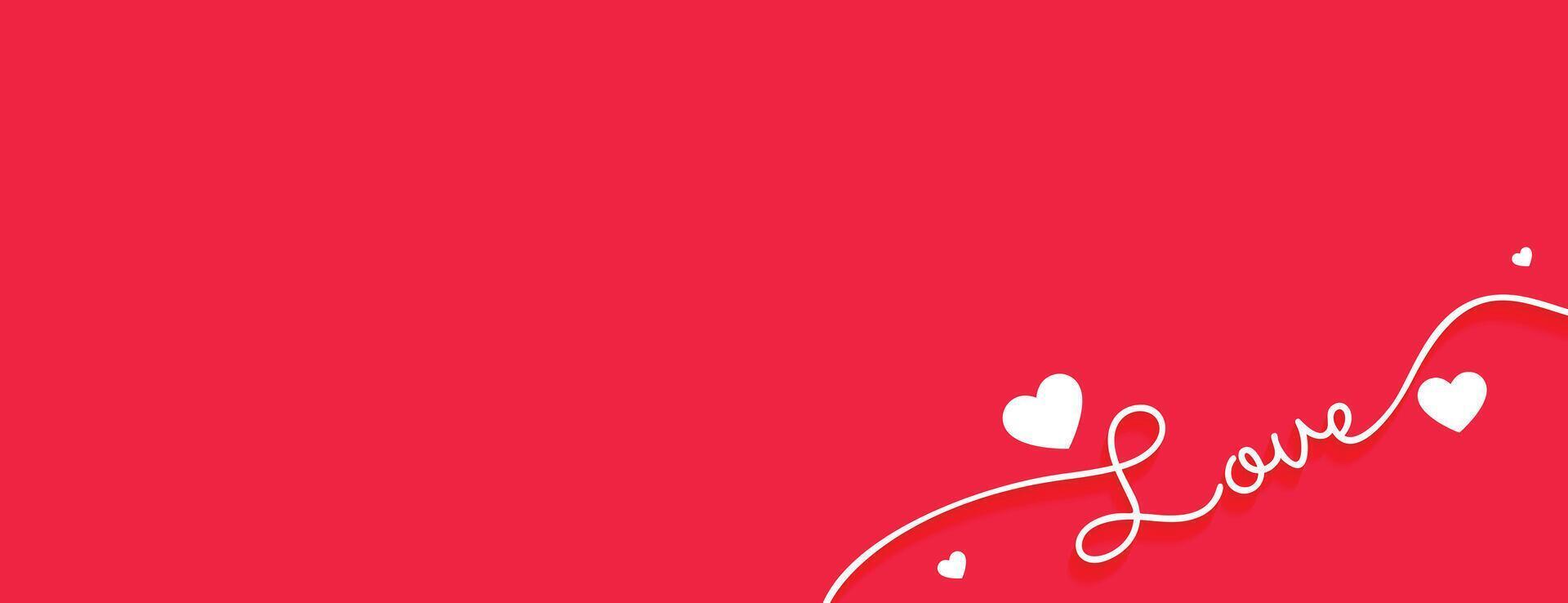 rena kärlek baner för valentines dag design vektor